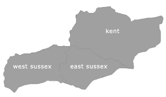 Sussex Kent Map 